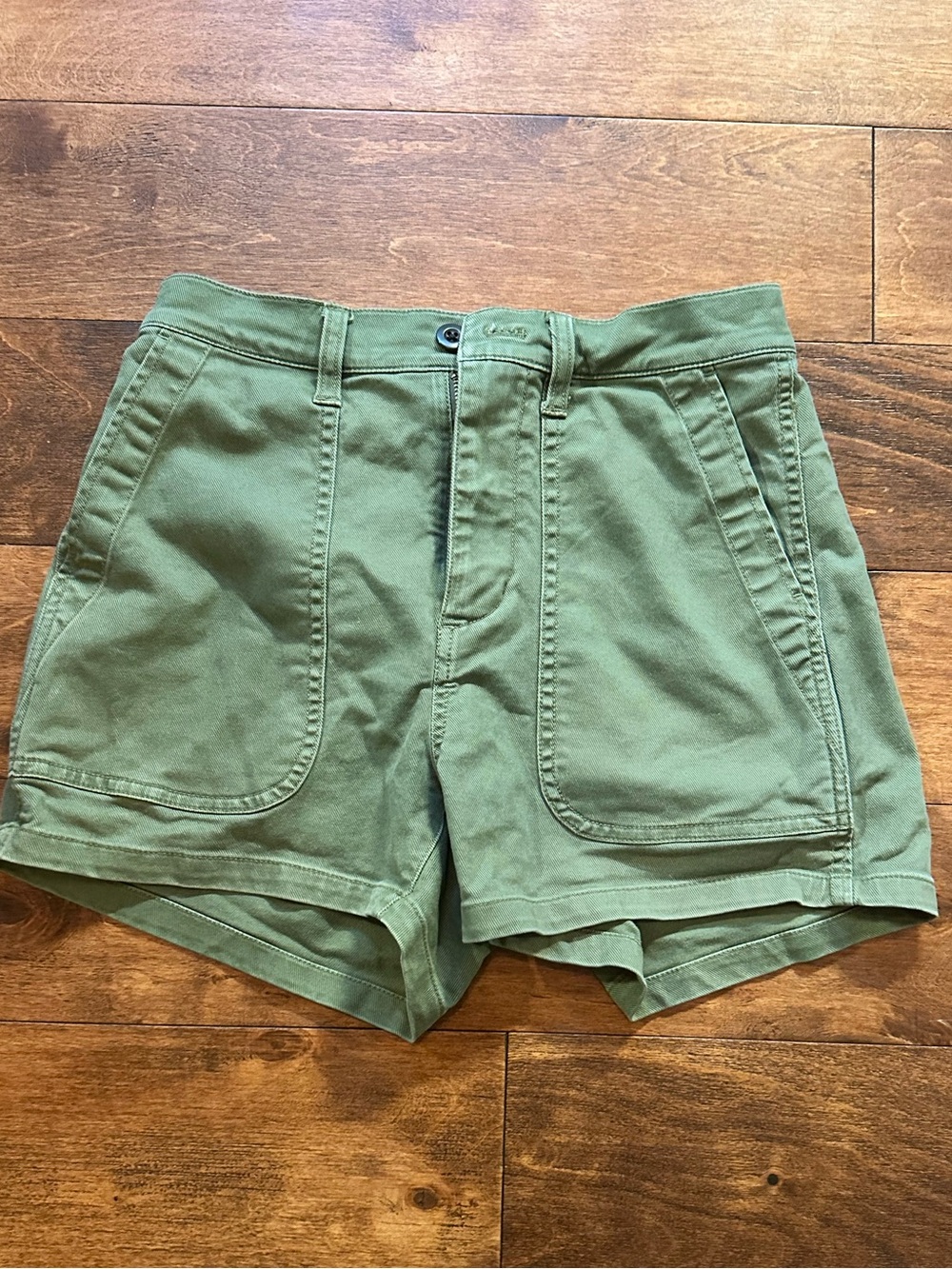 Madewell Olive Green Women's Utility Shorts
